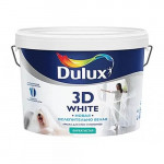 Краска Dulux Новая Ослепительно Белая 3D White BW Бархатистая, 10 л Краска Dulux Новая Ослепительно Белая 3D White BW Бархатистая, 10 л