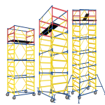 Вышка-тура строительная ВСП 250-1.2x2.0 передвижная 3 секции+базовый блок