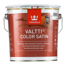 Антисептик для дерева Tikkurila Valtti Color Satin на льняном масле бесцветный, 2.7