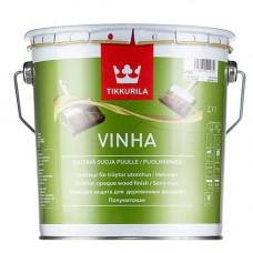 Антисептик для дерева Tikkurila Vinha (База А) кроющий белый, 2.7 л